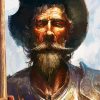 Vintage Don Quijote paint by number