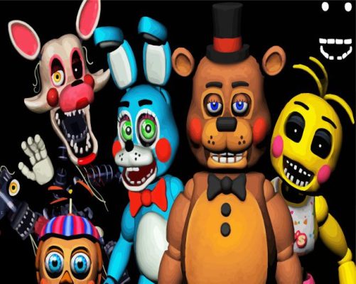 Five Nights At Freddys FNAF Paint By Number