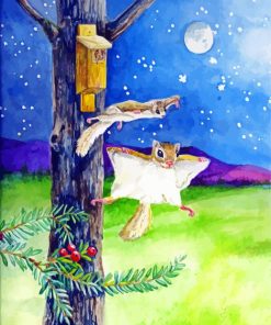 Flying Squirrel Arts paint by numbers