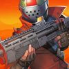 Fortnite Rust Lord paint by numbers