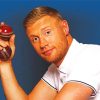 Freddie Flintoff Television Presenter Paint by numbers