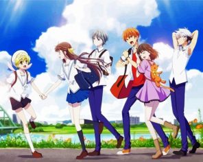 Fruits Basket Anime Characters Paint by numbers