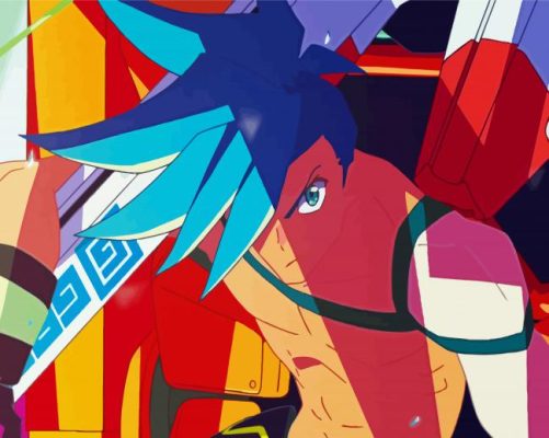Galo Thymos promare paint by number