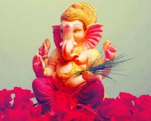Ganesh Chaturthi paint by numbers