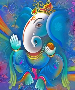 Ganesha Art paint by numbers