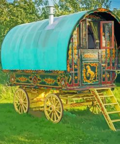 Aesthetic Gypsy Caravan paint by numbers