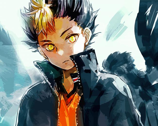 Haikyuu Nishinoya Anime' Poster, picture, metal print, paint by Creative  Visual