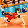 Haikyuu Nishinoya Volleyball paint by numbers