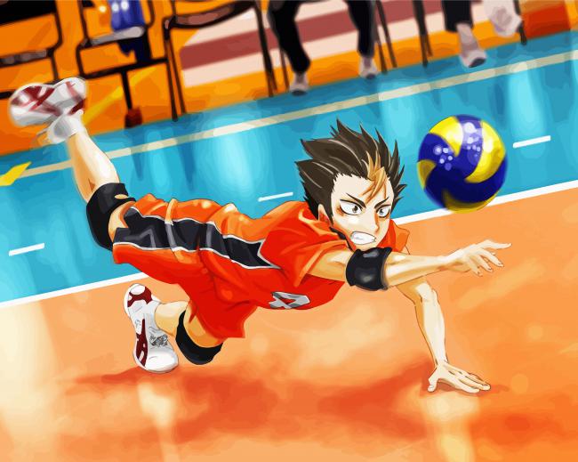 1Pc New Style Anime Volleyball Boy Digital Paint Haikyuu Japan