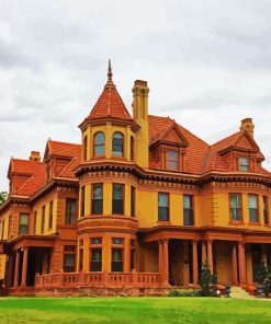 Henry Overholser Mansion Oklahoma City Paint by numbers