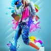 Hip Hop Dancer paint by numbers