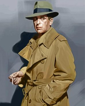 Humphrey Bogart paint by numbers