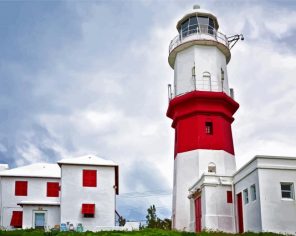 Jamaes Lighthouse Accra Paint by Numbers
