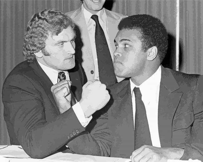 Joe Bugner and Mohammed Ali Paint By Numbers - Numeral Paint Kit