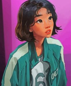 Kang Sae Byeok Illustration paint by numbers