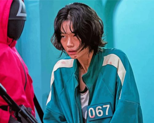 Kang Sae Byeok paint by numbers 