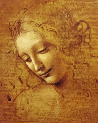 La Scapigliata Leonardo Da Vinci Paint by numbers