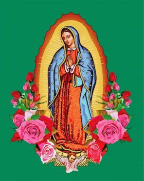 Lady Of Guadalupe paint by numbers