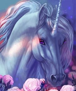 Last Unicorn Horse paint by numbers