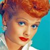 Lucille Ball Face paint by numbers