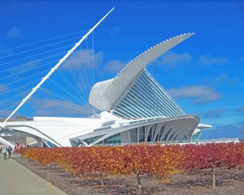 Milwaukee Art Museum paint by number