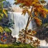 Minnehaha falls paint by numbers