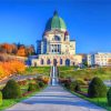 Montreal Saint Josephs Oratory Of Mount Royal paint by number
