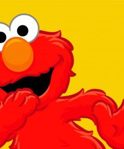 Muppet Elmo Cartoon Paint By NumbersMuppet Elmo Cartoon Paint By Numbers