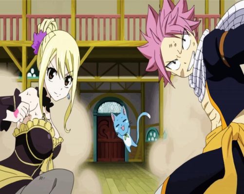 Nalu fairy tail characters paint by numbers