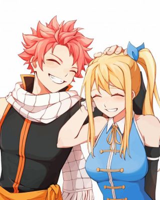 Nalu fairy tail paint by number