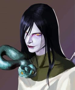 Naruto Anime Orochimaru paint by numbers