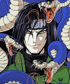 Naruto Orochimaru paint by numbers