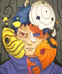 Anime Obito Uchiha Paint By Numbers - Numeral Paint Kit