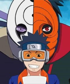 Obito Naruto paint by numbers