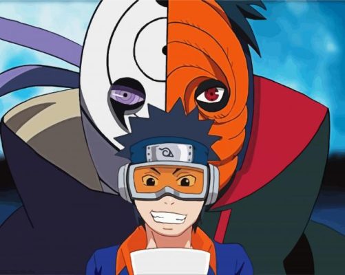 Anime Obito Uchiha Paint By Numbers - Numeral Paint Kit