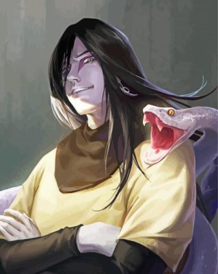 Orochimaru Naruto Anime paint by numbers