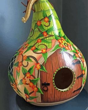 Painted Gourd paint by numbers