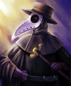 Plague Doctor Art paint by numbers