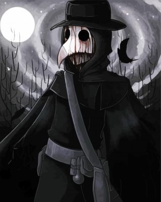 Plague Doctor paint by numbers