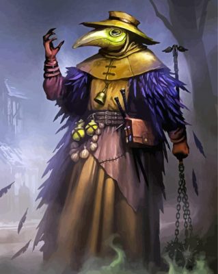 Plague The Doctor paint by numbers