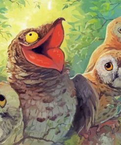 Potoo And Owls paint by number