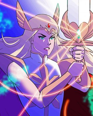 Powerful She Ra Princess Paint by numbers