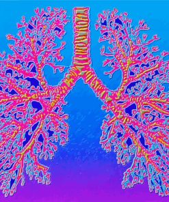 Psychedelic Lungs Paint by numbers