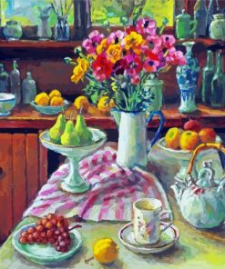 Ranunculus And Pears Olley paint by numbers
