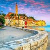 Rovinj seaside paint by number