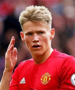 Scott McTominay paint by numbers