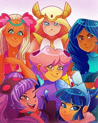 She Ra And The Princesses Of Power paint by numbers