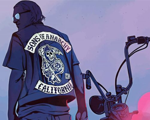Sons Of Anarchy Art paint by numbers