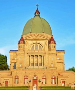 St Joseph Oratory Of Mount Royal Montreal paint by number