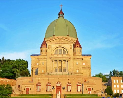 St Joseph Oratory Of Mount Royal Montreal paint by number